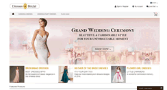 Desktop Screenshot of dressesofbridal.com